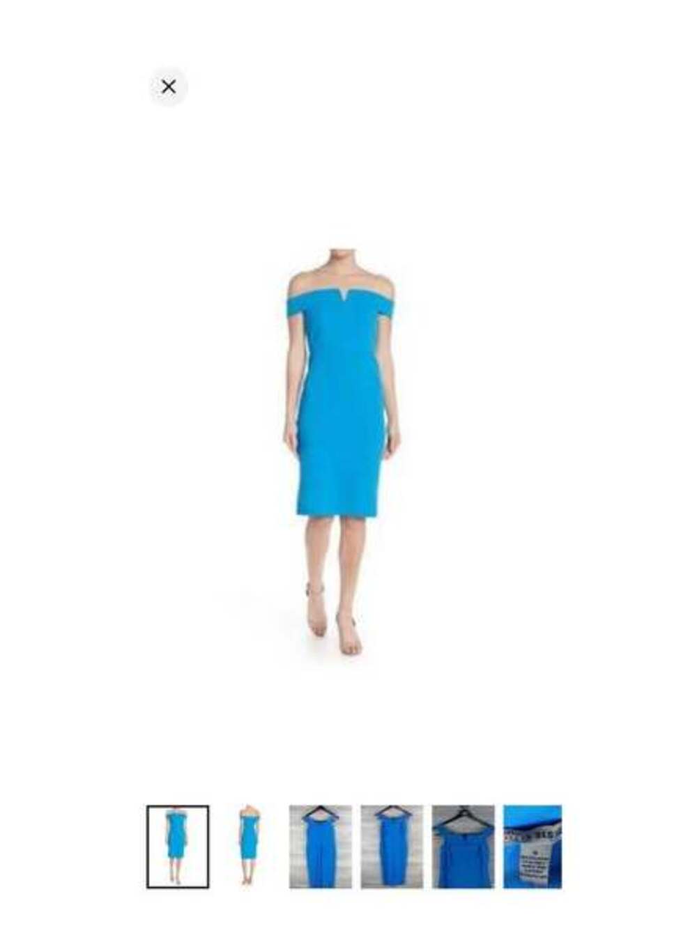 Love X Design Off-the-Shoulder Midi Dress size small mew with tags